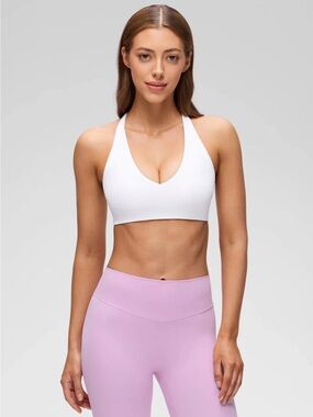 Butterluxe V Neck Twist Cross Back Sports Bra